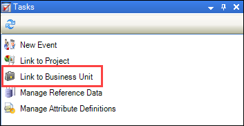 Link to Business Unit option