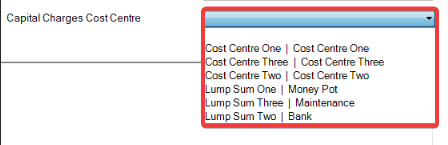 CapitalChargesCostCentre