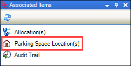 Parking Space Location(s) option