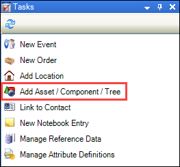 Add Asset/Component/Tree option
