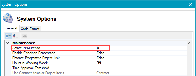 Active PPM Period option