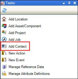 Add Contact option