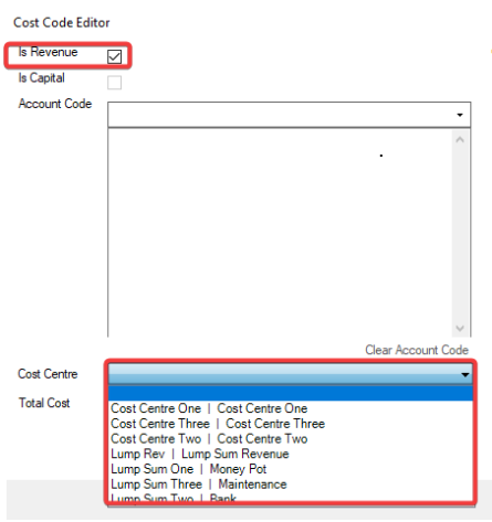CostCentreIsRevenue