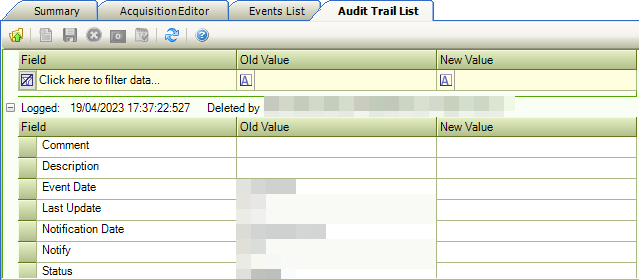 DeletedEventAuditTrail