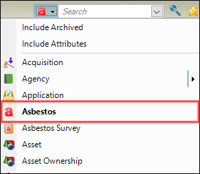 Asbestos search