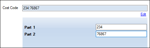 Cost Code Part 1 and 2