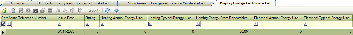 DisplayEnergyCertificateList