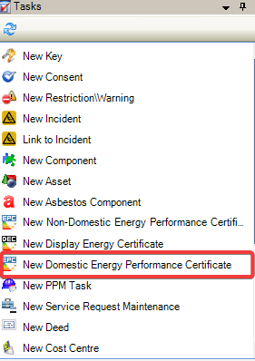 NewDomesticEnergyPerformanceCertificate