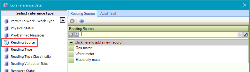 Reading Source reference data