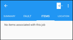 No items associated with this job message