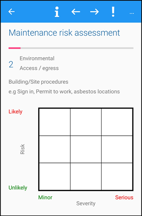 Risk matrix question example